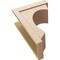 Ekena Millwork 12"W x 24"D x 36"H Classic Emerson Rough Cedar Woodgrain TimberThane Corbel, Primed Tan CORUR12X24X36EMRRCPR - alternate 6